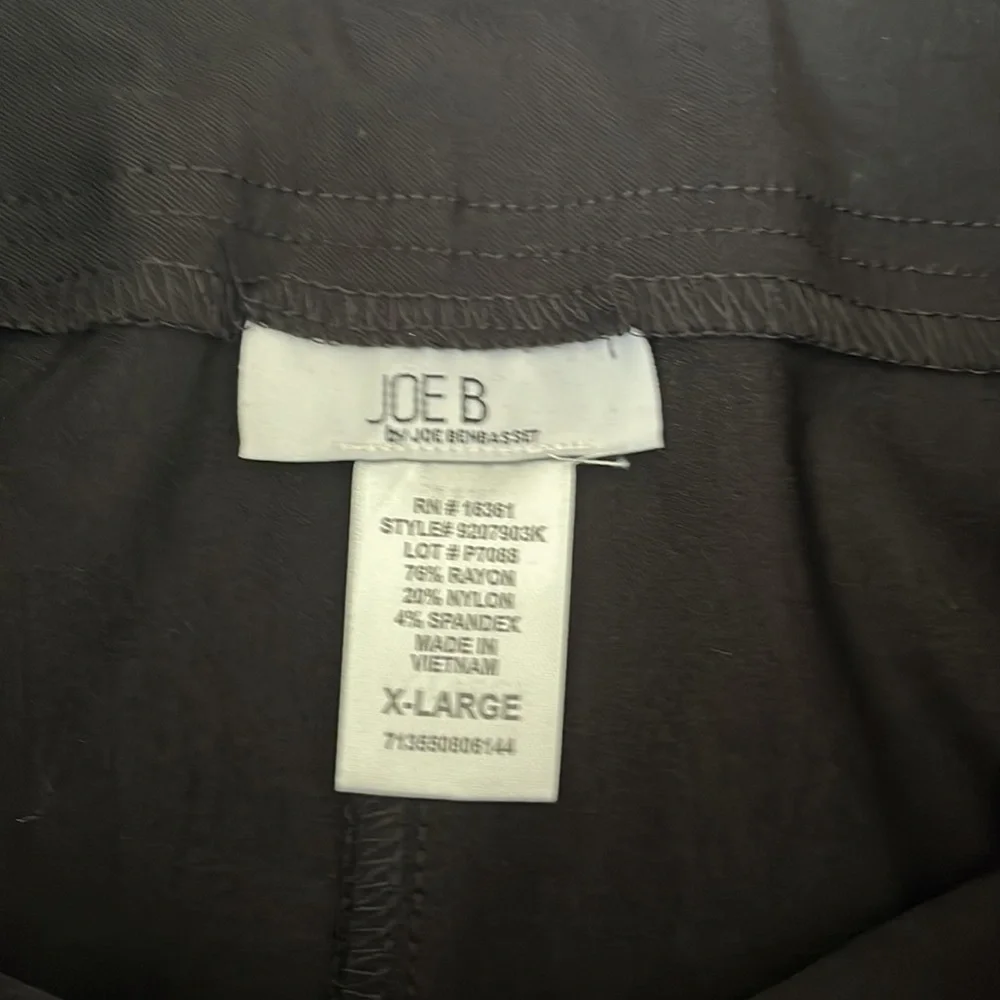 BRAND NEW Joe Benbasset Stretchy Black Pencil Skirt with Shallow Zipper Pockets - Picture 3 of 4